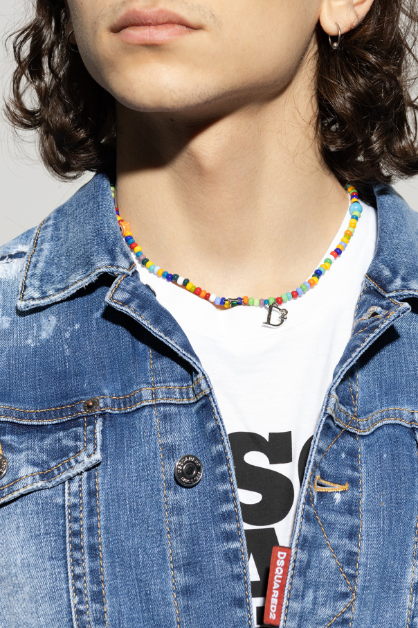 Dsquared2 Necklace with logo Men's Jewelery Vitkac